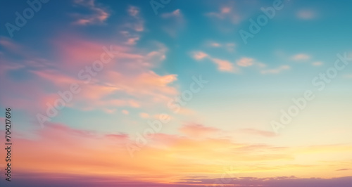 Background of sunset sky © 하늘 나