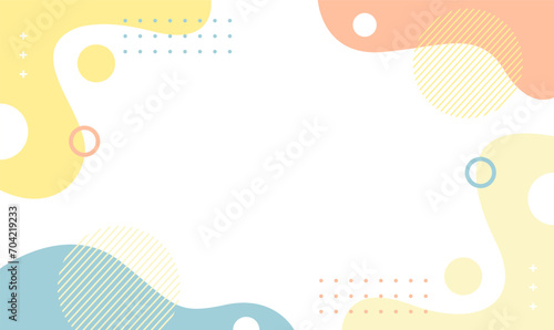 Abstract Vector Geometric Background. Wallpaper illustrations backdrop in pastel colors. Suitable for covers, poster designs, templates, banners and others 