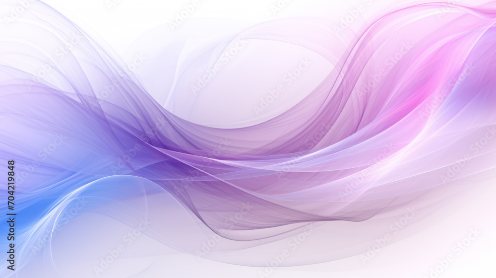 An abstract design in shades of pink and blue creates a soothing aura on a white backdrop. An abstract design in shades of pink and blue creates a soothing aura on a white backdrop.