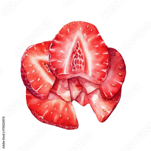 Strawberry Watercolor