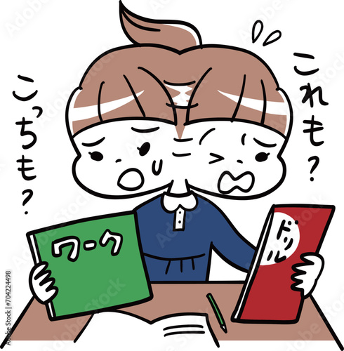 あれもこれもやるべきドリルがたくさんで大変