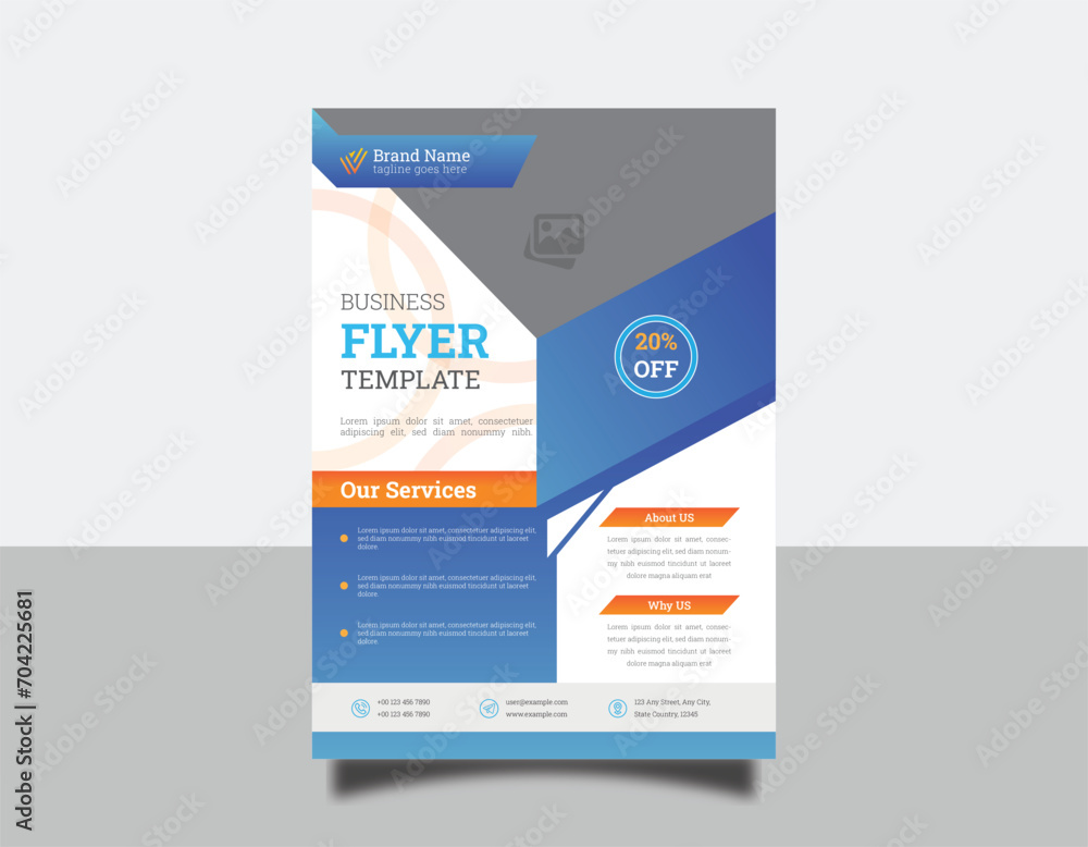 Obraz premium Corporate Business Flyer