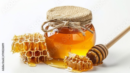 Pure honey 100%, sweet and fragrant for health and beauty. 
