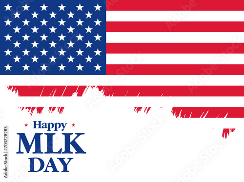 martin luther king day banner layout design, vector illustration