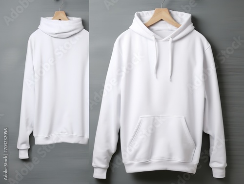 Stylish Hoodie Mockup for Fashion and Casual Wear - AI Generated © VisualMarketplace