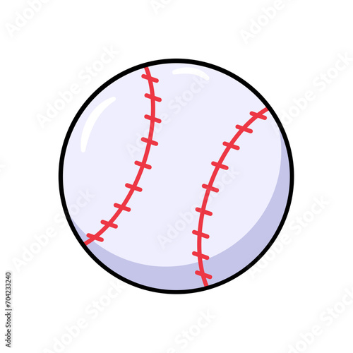  Baseball. Vector Illustration