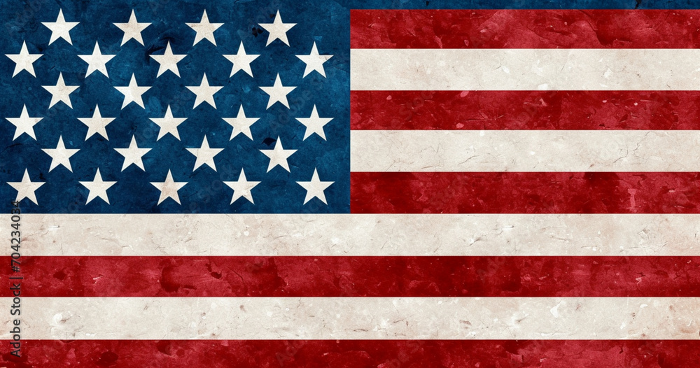 Naklejka premium アメリカ国旗の背景,American Flag Background,Generative AI