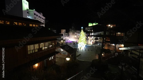 Wallpaper Mural 草津温泉街　夜景
 Torontodigital.ca