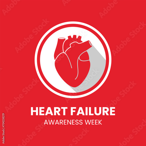 Vector graphic of Heart Failure Awareness Week