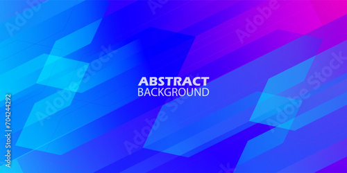 Dynamic abstract purple and blue gradient illustration geometric background with simple pattern. Cool and bright design. Eps10 vector