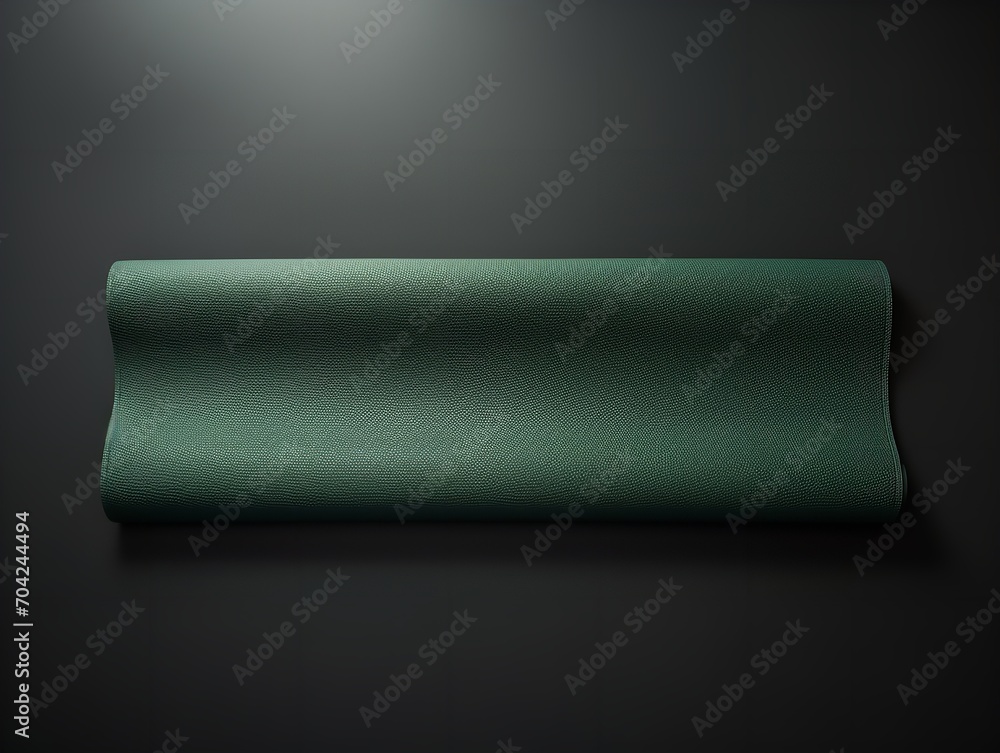 Obraz premium Tranquil Yoga Mat Mockup for Wellness and Fitness - AI Generated