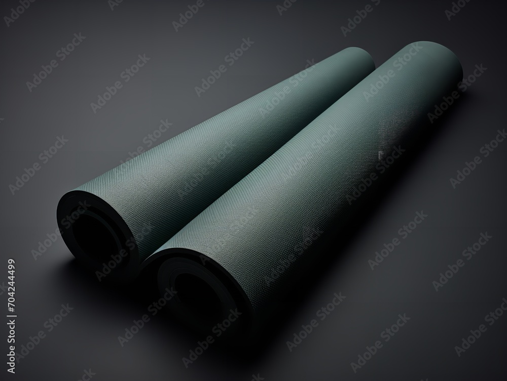 Tranquil Yoga Mat Mockup for Wellness and Fitness - AI Generated Tranquil Yoga Mat Mockup for Wellness and Fitness - AI Generated