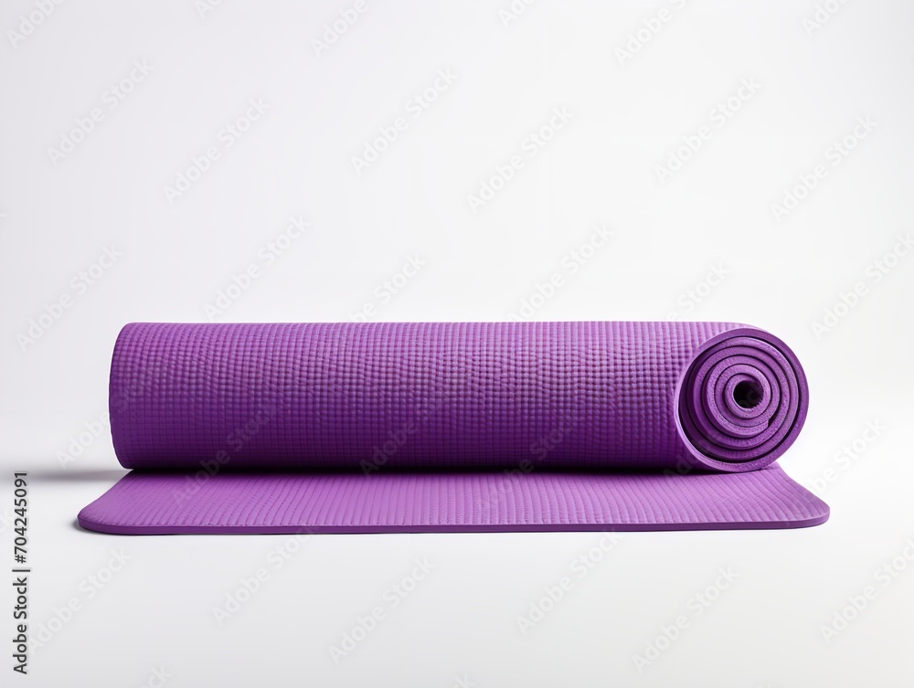 Tranquil Yoga Mat Mockup for Wellness and Fitness - AI Generated Tranquil Yoga Mat Mockup for Wellness and Fitness - AI Generated