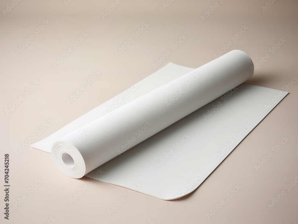 Tranquil Yoga Mat Mockup for Wellness and Fitness - AI Generated Tranquil Yoga Mat Mockup for Wellness and Fitness - AI Generated