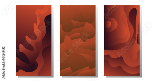 Bundle of modern vector summer posters with bright gradient background,shapes and geometric elements.Trendy abstract design perfect for prints,social media,banners,invitations,branding design,covers