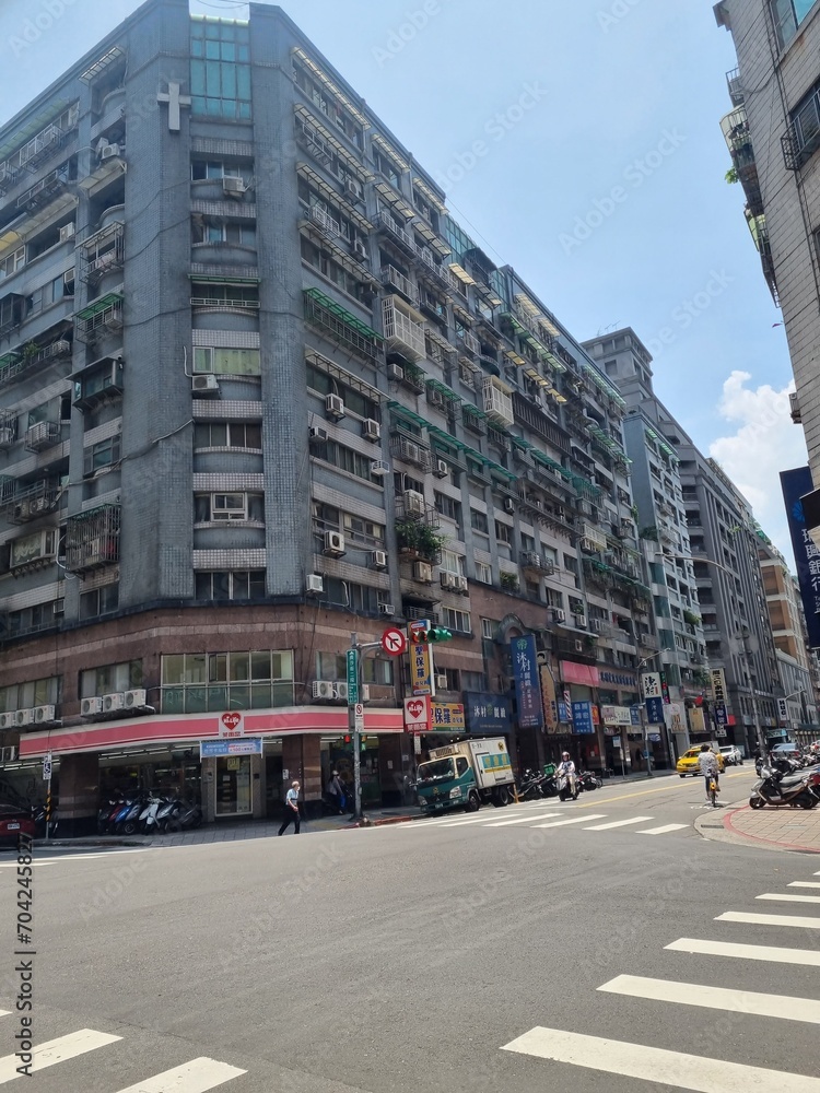 도시 거리 해외 이국적인 중국 대만 스트릿