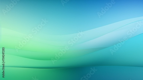 Captivating Abstract Green and Blue Gradient Blurred Background, Perfect for Modern Designs and Artistic Concepts Evoking Tranquility and Energy.