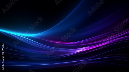 Wallpaper Mural Futuristic Abstract Technology Background with Glowing Blue and Purple Lights – Modern Digital Design for Creative Concepts, Science, and Innovation Torontodigital.ca