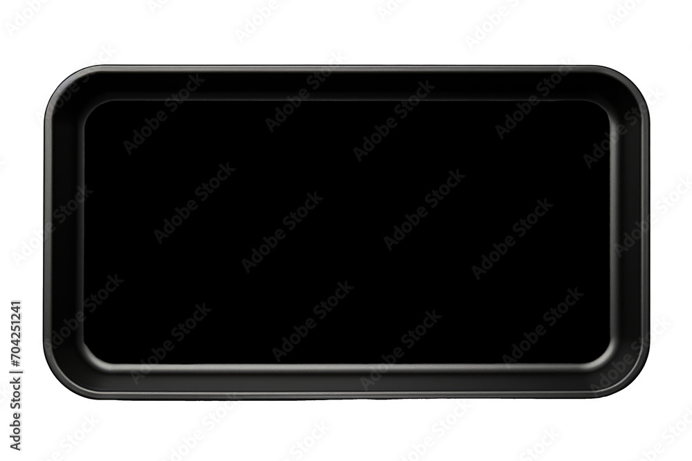 Black Metal Tray, transparent background , png Black Metal Tray, transparent background , png