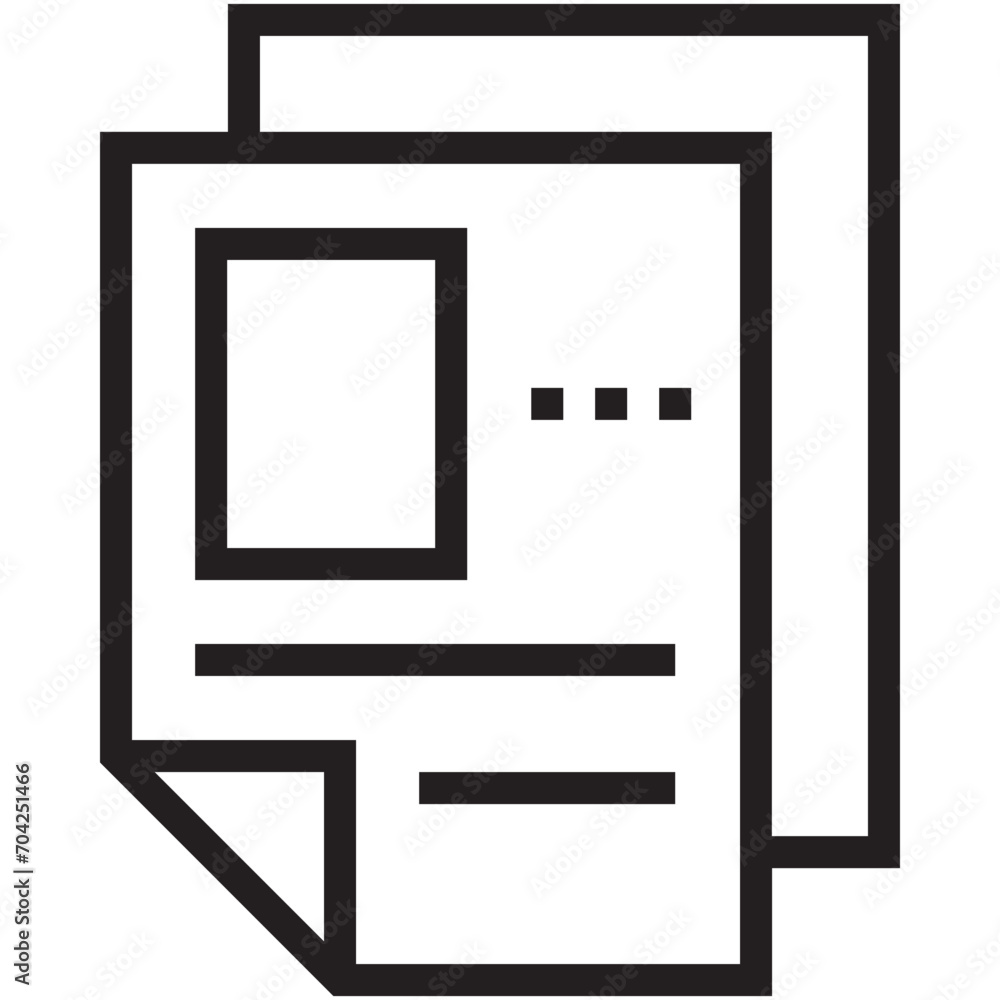 Resume Vector Icon Resume Vector Icon