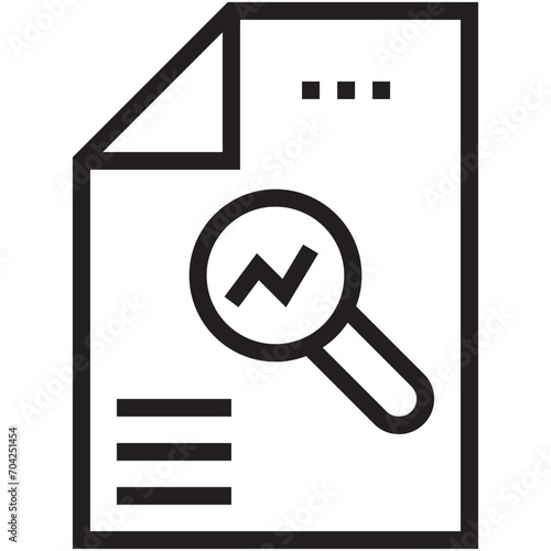 Search File Vector Icon