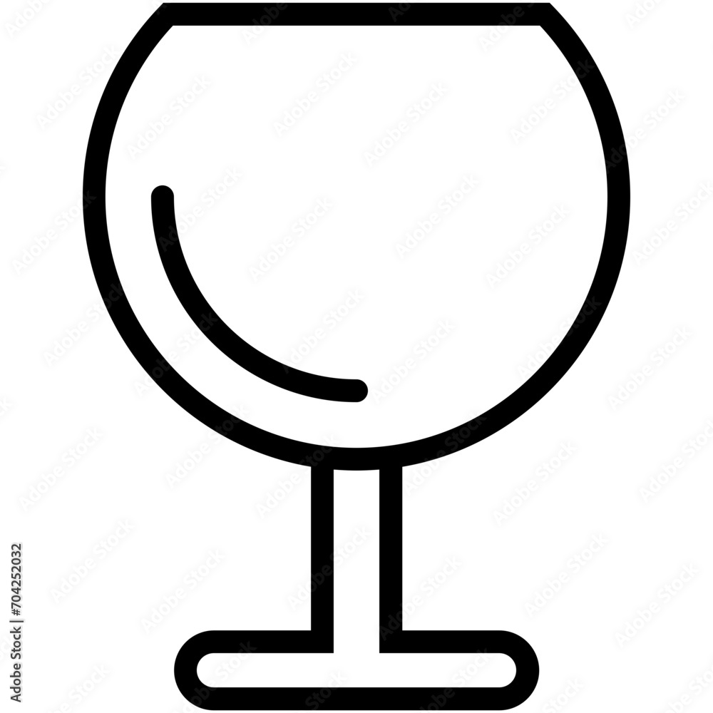 Wine Glass Vector Icon Wine Glass Vector Icon