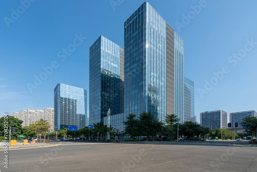 Financial Center Road and Office Building, Fuzhou, China