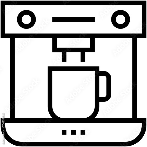 Coffee Machine Vector Icon