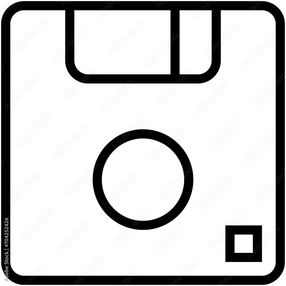 Floppy Vector Icon Floppy Vector Icon