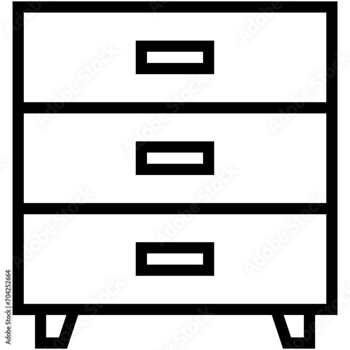 Drawers Vector Icon