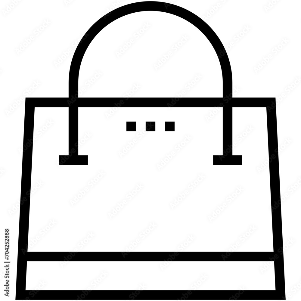 Tote Bag Vector Icon Tote Bag Vector Icon