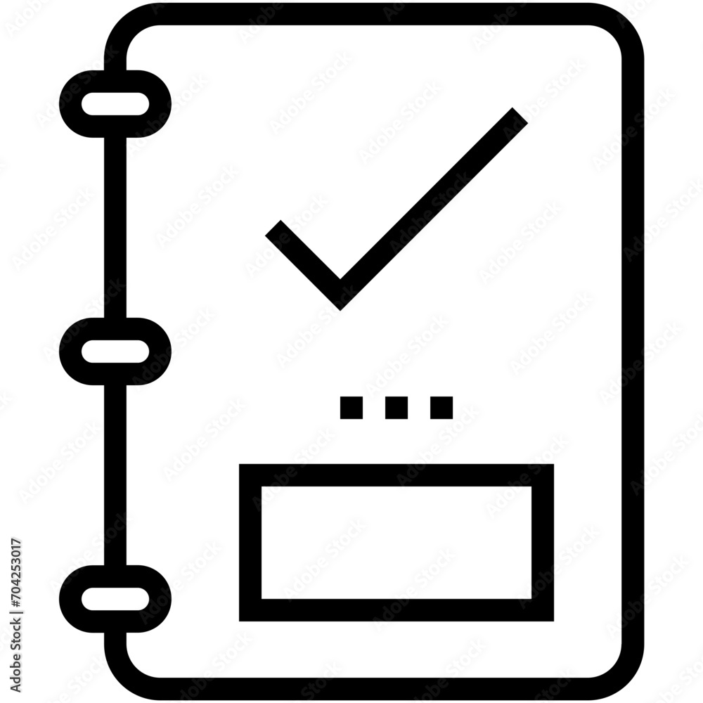 Jotter Vector Icon Jotter Vector Icon