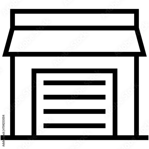 Storage Unit Vector Icon