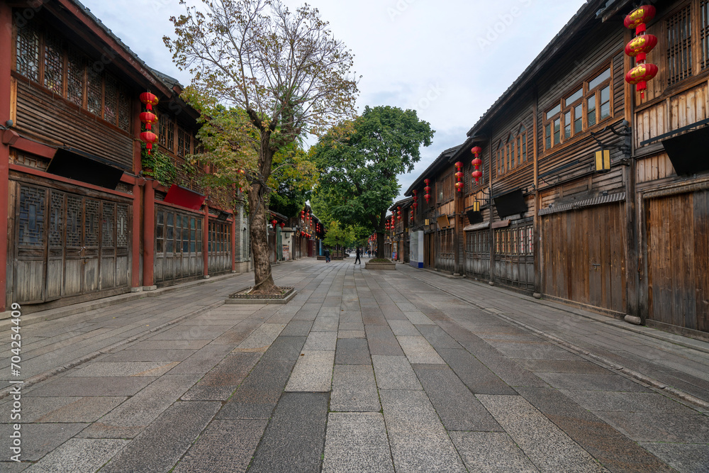 Sanfang Qixiang Historical Block, Fuzhou City, Fujian Province, China