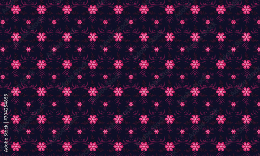 Floral design for printed textile pattern Floral design for printed textile pattern