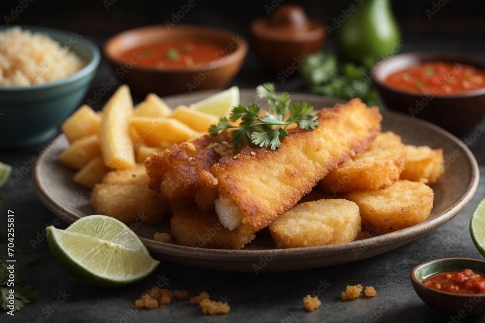 fried fish nuggets (Chicharrón de Pescado) fried fish nuggets (Chicharrón de Pescado)
