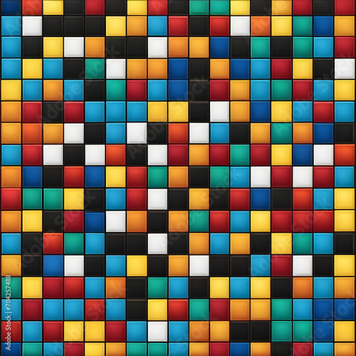 abstract background with squares © BestSong