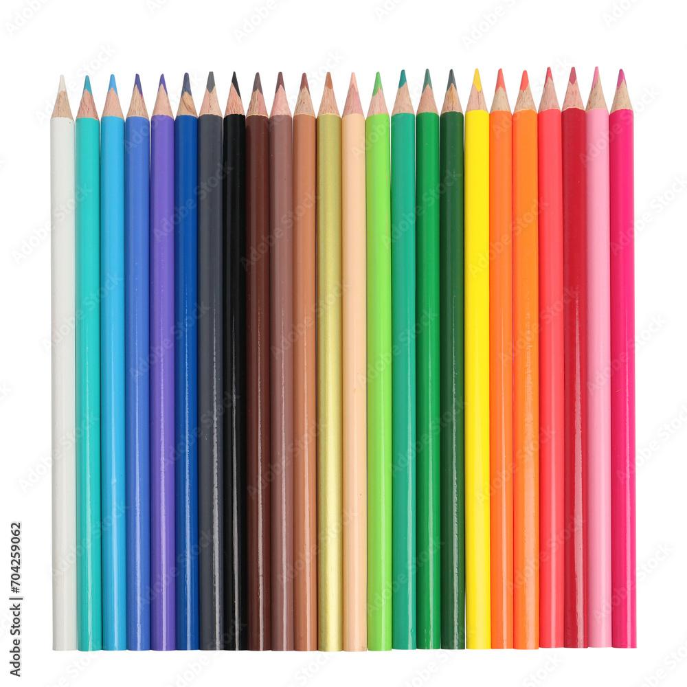 line of colored pencils on transparent background png line of colored pencils on transparent background png