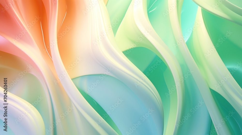 Soft winds create harmonious rhythms, gently animating the fluid and flowing forms of a Monstera leaf up close Soft winds create harmonious rhythms, gently animating the fluid and flowing forms of a Monstera leaf up close