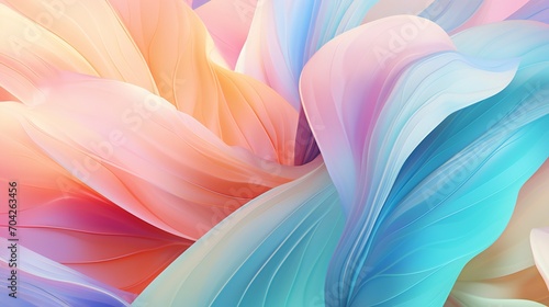 The calming color palette of a close-up Monstera leaf evokes a sense of lush serenity