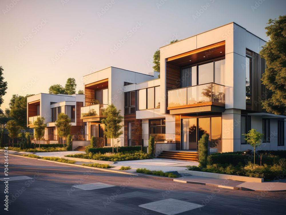 Experience the blend of luxury and innovation in these private townhouses. Featuring stylish modern architecture, they redefine residential urban living.