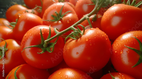 真っ赤なトマト Healthy red delicious tomato