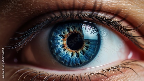  a close up of a person's eye with the iris of an eye showing the iris of the eye.