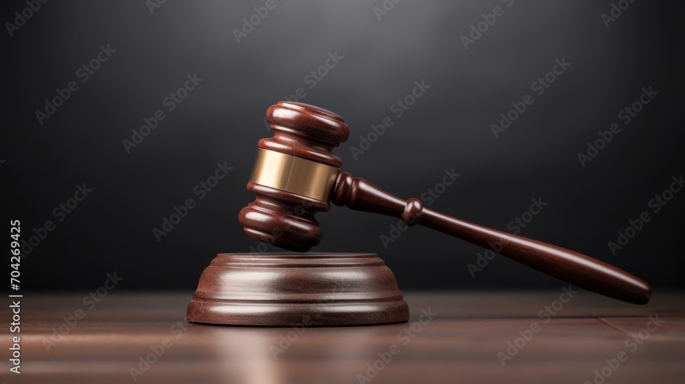 a wooden judge's hammer on top of a wooden judge's block on top of a wooden table. a wooden judge's hammer on top of a wooden judge's block on top of a wooden table.