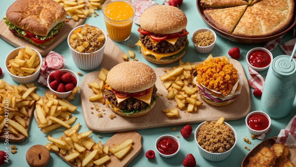 Tempting Flat Lay Delights for Every Craving Tempting Flat Lay Delights for Every Craving