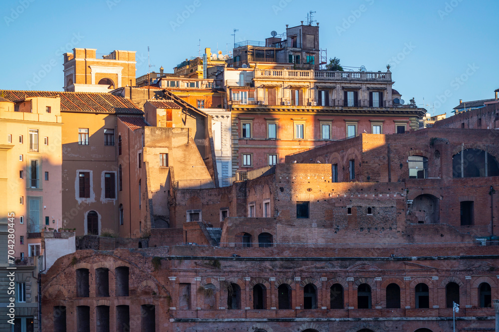 Les marchés de Trajan à Rome
