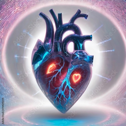 background with heart 