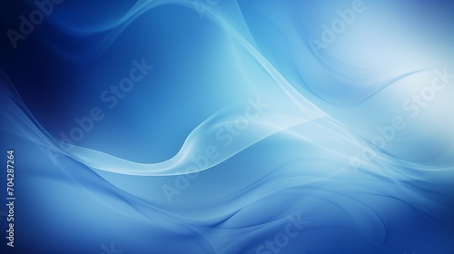 Captivating Magic Blue Blur Abstract: Ethereal Motion Waves in Modern Digital Art