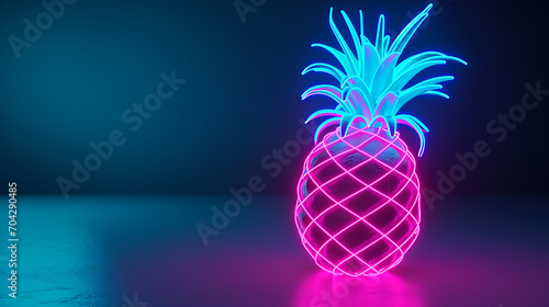 Soft Pop Style Illuminated Pineapple