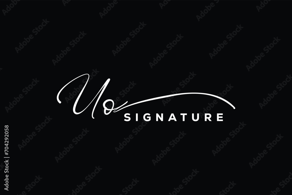 UO initials Handwriting signature logo. UO Hand drawn Calligraphy lettering Vector. UO letter real estate, beauty, photography letter logo design. UO initials Handwriting signature logo. UO Hand drawn Calligraphy lettering Vector. UO letter real estate, beauty, photography letter logo design.